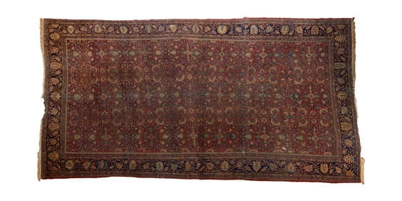 Semi-Antique Turkish Persian Design Carpet, 9' 11 x 16' 8.
