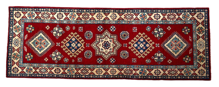 Uzbek Kazak Runner, 2' 1 x 5' 10.