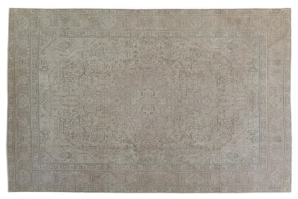 Semi Antique Persian Tabriz Carpet, 6' 5 x 9'.