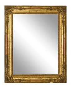 French Louis XVI Style Mirror, 19th c., H.- 23 3/4 in., W.- 19 in.
