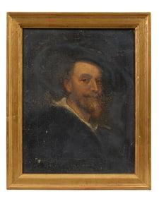 After Peter Paul Rubens (Flemish, 1577-1640), "Self-Portrait of 1623," 19th c., H.- 10 3/8 in., W.-
