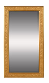 French Art Nouveau Style Mirror, 20th c., H.- 45 in., W.- 25 1/2 in.
