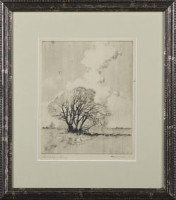 Charles Oglesby Longabaugh (Louisiana, 1885-1944), "Southwind in Spring," 20th c., H.- 10 7/8 in.,