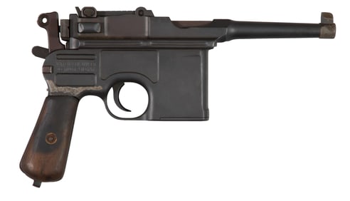 German Mauser "Broomhandle" C96 Semi-Automatic .30 Caliber Pistol, 1923-1930, Barrel- L.- 4in.,
