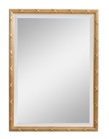 Diminutive Louis XVI Style Overmantel Mirror, 20th c., H.- 30 in., W.- 21 3/4 in., D.- 1 1/8 in.