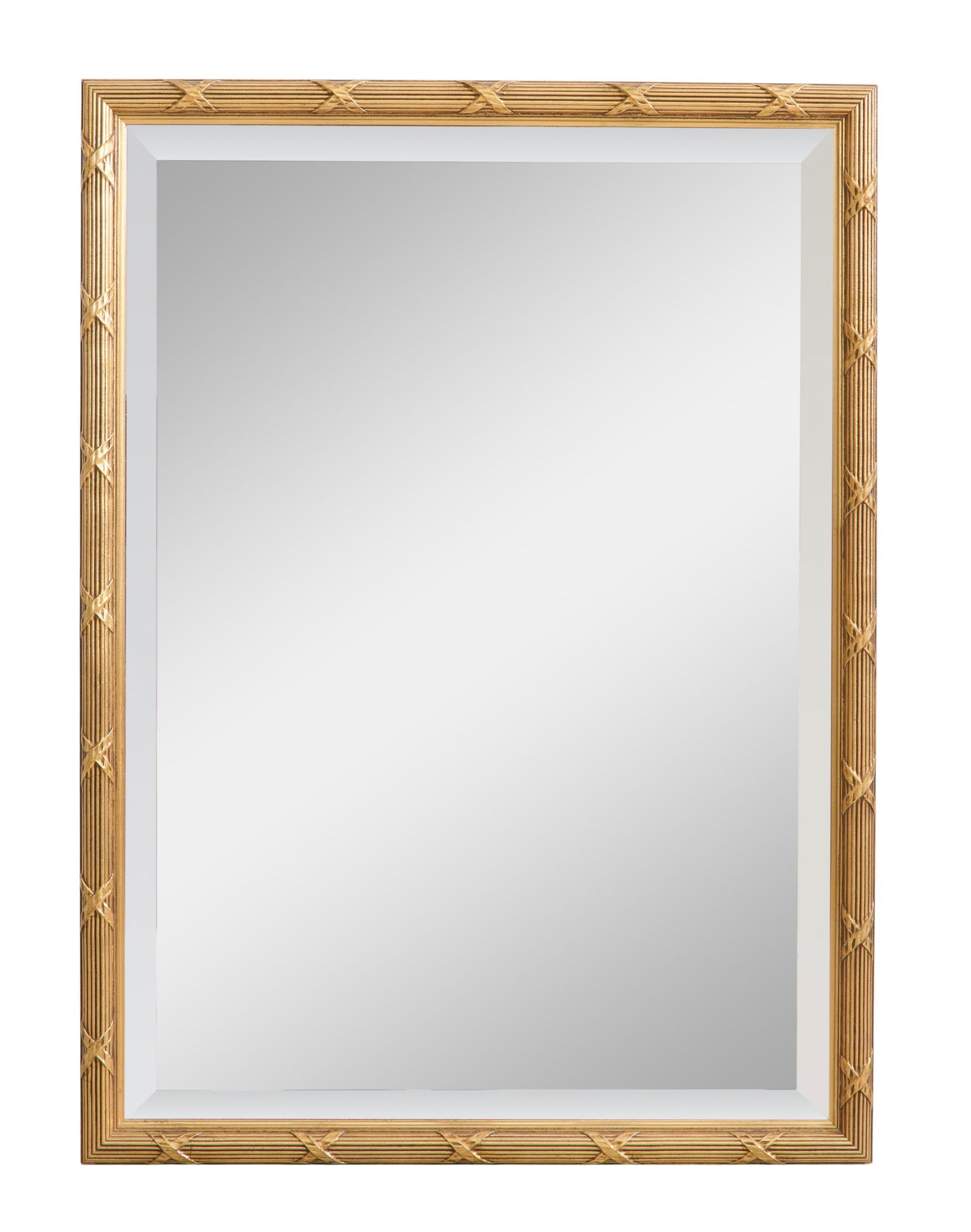 Diminutive Louis XVI Style Overmantel Mirror, 20th c., H.- 30 in., W.- 21 3/4 in., D.- 1 1/8 in. (1 of 1)