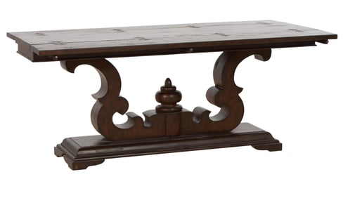 Empire Inspired Expanding Sofa Table, 21st. c., Closed- H.- 31 in., W.- 72 in, D.- 18 in., Open- H.-