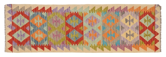 Turkish Kilim Runner, 2' 7 x 8' 3.