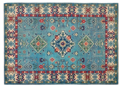 Uzbek Kazak Carpet, 3' 3 x 4' 6.