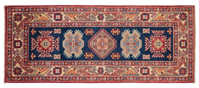 Uzbek Kazak Runner, 2' 8 x 6' 5.