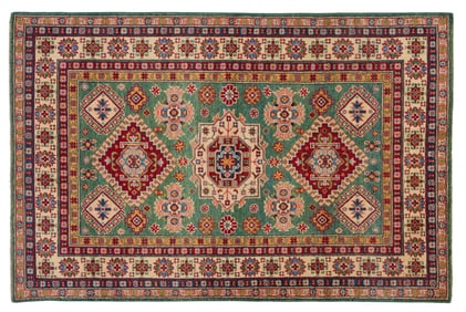 Uzbek Kazak Carpet, 4' x 6'.