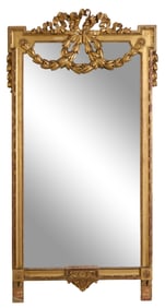 Louis XVI Style Mirror, 19th c., H.- 41 3/4 in., W.- 22 in.