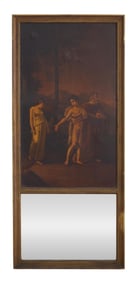French Trumeau Mirror, 19th c., H.- 67 1/2 in., W.- 29 3/4 in.