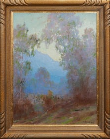 David Stirling (American/Colorado/Iowa, 1887-1971), "Mountainous Landscape with Trees in