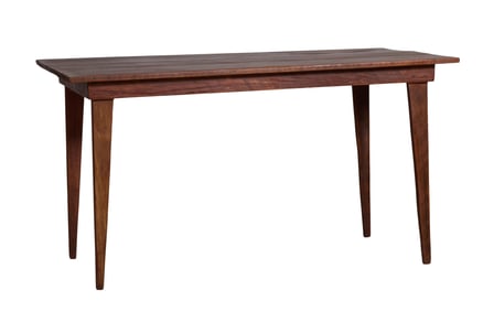 Southern Primitive Pine Farmhouse Table, mid/late 19th c., H.- 30 1/2 in., W.- 57 1/4 in., D.- 30