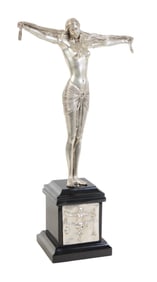 After Dimitri Chiparus (Romanian/French, 1886-1947), "Dancer of Kapurthala," H.- 27 1/2 in., W.- 16