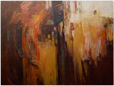 Louise Guidry (American/New Orleans, b. 1930), "Looking Outside In, #6," H.- 36 in., W.- 48 in.