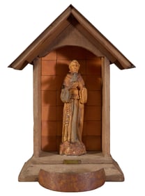 A. Hays Town (Louisiana/Baton Rouge, 1903-2005), "St. Francis," H.- 21 1/2 in., W.- 12 3/4 in., D.-