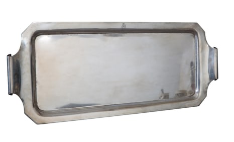 International Sterling Tray, App. Total Sterling Wt.- 61.24 Troy oz., H.- 1 1/4 in., W.- 24 1/2 in.,