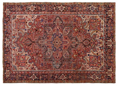 Persian Heriz Carpet, 8' 10 x 11' 7.