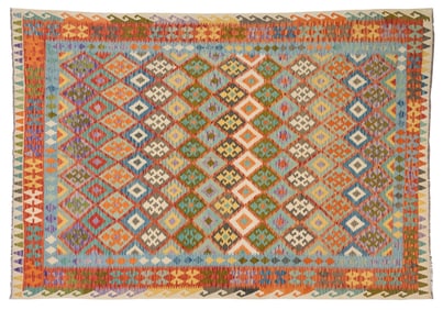 Turkish Kilim Carpet, 8' 4 x 11' 4.