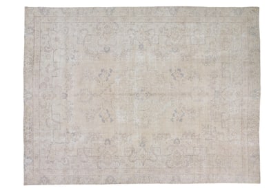 Semi Antique Persian Tabriz Carpet, 8' 8 x 10' 10.