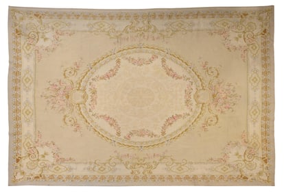 Aubusson Carpet, 8' 9 x 11' 11.