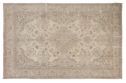 Semi Antique Persian Tabriz Carpet, 7' 2 x 10' 6.