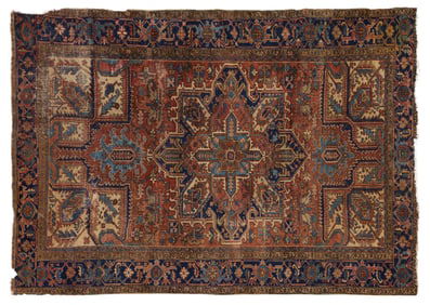 Semi-Antique Persian Heriz Carpet, 7' 9 x 10' 3.