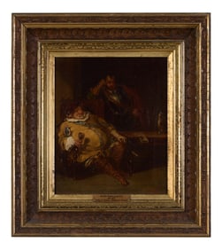 Charles Robert Leslie, RA (British, 1794-1859), "Falstaff and Bardolph, Shakespeare's Henry IV,"