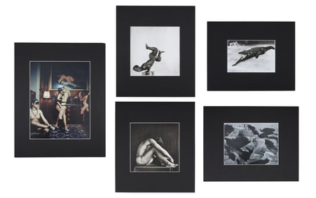 Group of Five Reprinted Fine Art Photographs, Image size: Smallest H.- 8 in., W.- 6 in.; Largest H.-