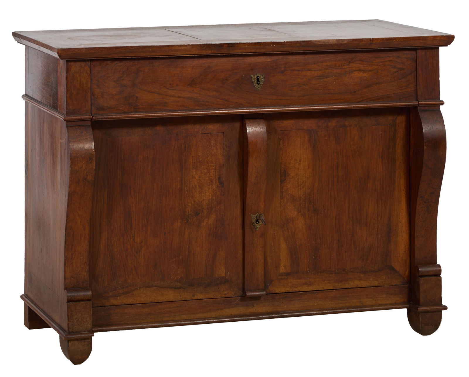 French Empire Walnut Buffet, early to mid 19th c., H.- 36 1/2 in., W.- 49 1/2 in., D.- 24 in. (1 of 1)
