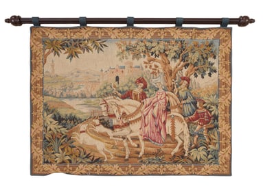 Marc Waymel (French, 20th Century), "Tapestry of The Royal Hunt (La Tapisserie a La Chasse Royale),"