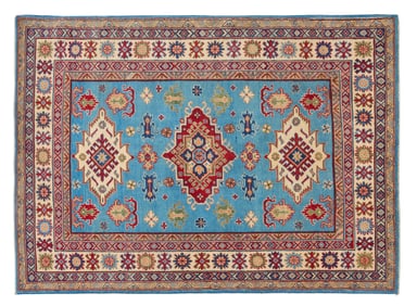 Uzbek Shirvan Carpet, 4' 10 x 6' 8.