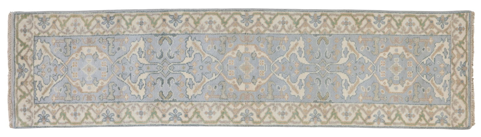 Turkish Angora Oushak Runner, 2' 6 x 9' 10. (1 of 2)