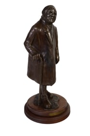 Edward Zolyome (American/New York, 1928-2020), "Sister Mary Loretto," Bronze- H.- 21 1/4 in., Base-