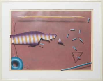 Richard Johnson (American/Louisiana, b. 1942), "Untitled Fragments," 1978, Sigfht- H.- 32 in., W.-