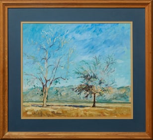 Roberta Jeanne Owen (California), "California Landscape," 20th c., H.- 14 1/4 in., W.- 17 in.,