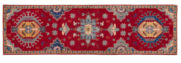 Uzbek Kazak Runner, 2' 9 x 9' 5.