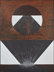Rinaldo Paluzzi (Spanish, 1927-2013), "Proyeccion Especial," 1968, H.- 79 in., W.- 57 in.