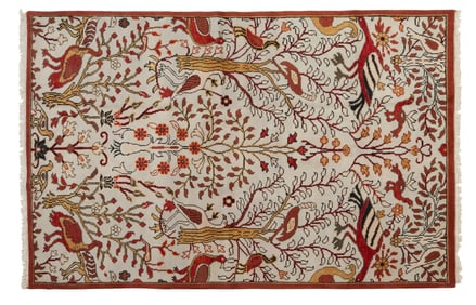Laristan Birds of Paradise Carpet, 5' 8 x 8' 9.