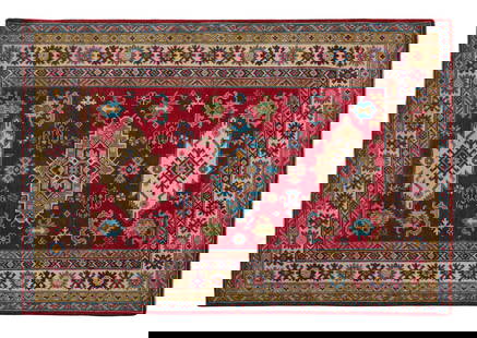 Uzbek Kazak Carpet, 4' 10 x 7'.: Uzbek Kazak Carpet, 4' 10 x 7'.