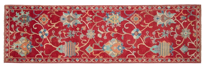 Uzbek Sultanabad Runner, 2' 10 x 9' 8.