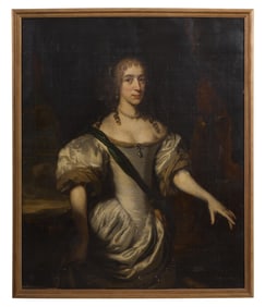 Follower of Sir Peter Lely (British, 1618-1680), "Portrait of a Lady, Possibly Mary, Princess of