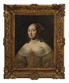 French/Flemish School (17th/18th Century), "Portrait of Madeleine Nupces, Seigneuresse de Mandoul