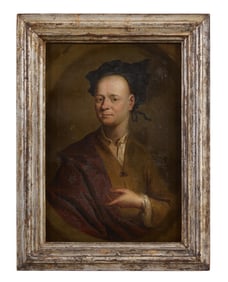 After William Hogarth (British, 1697-1764), "Portrait of a Man," H.- 16 1/4 in., W.- 11 1/8 in.,