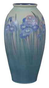 Lorinda Epply (American, 1874-1951), Large Rookwood Vellum Baluster Vase, 1916, H.- 15 1/2 in.,