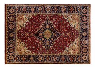 Agra Serapi Carpet, 8' 10 x 11' 7.