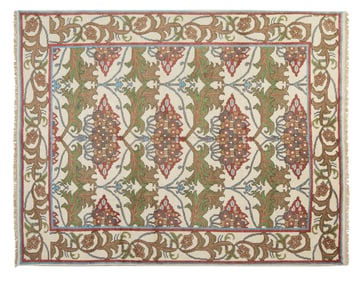 William Morris Arts and Crafts Carpet, 8' 1 x 9' 10.