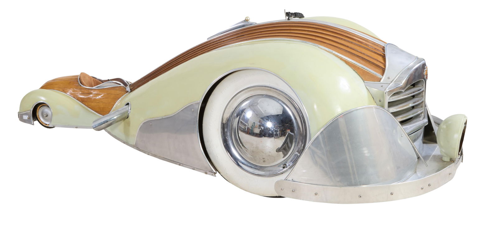 Unique Whimsical Hanging Roadster Display Light Fixture, 20th c., H.- 24 in., W.- 88 in., D.- 44 in. (1 of 8)